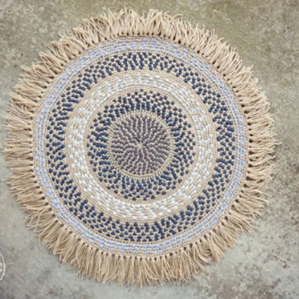 Made from T-Shirt Upcycled Rug